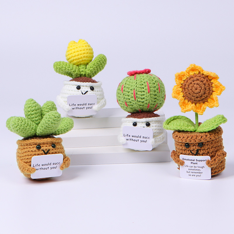 Home Textiles Europe - Mini Cute Crochet Flowers Finished Handmade