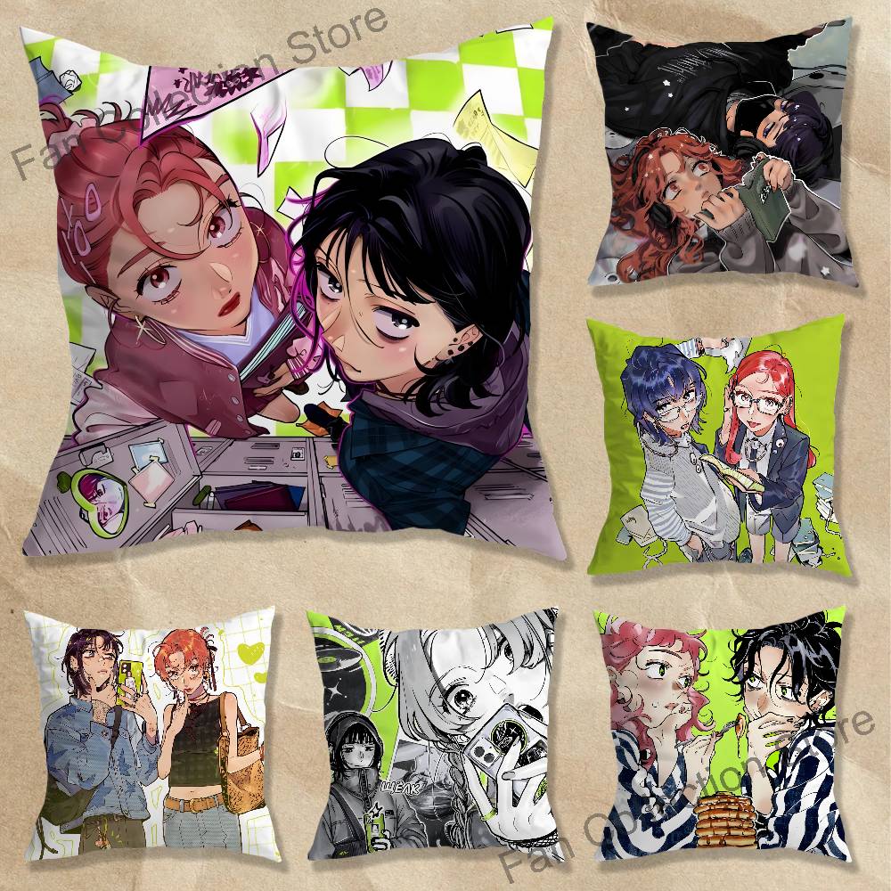 Aya Home Textiles - Mitsuki Koga Aya Green Yuri Pillow