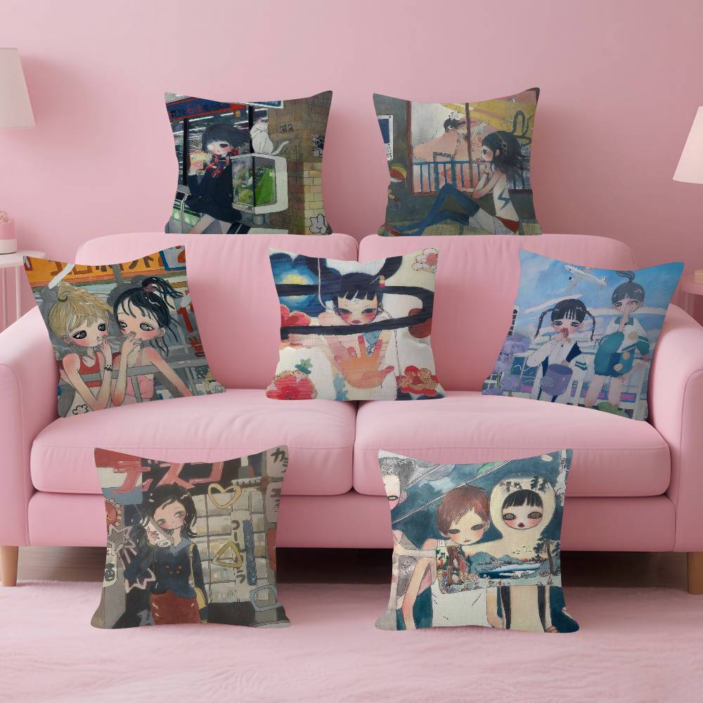 Aya Home Textiles - Art Aya Takano Girl Pillow Anime