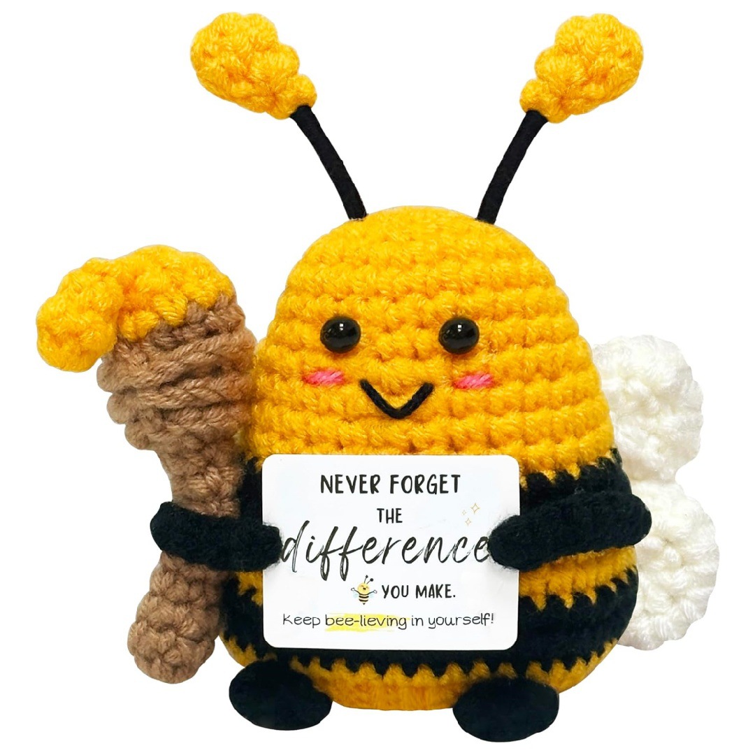 Home Textiles Europe - Funny Crochet Positive Energy Torch Bee