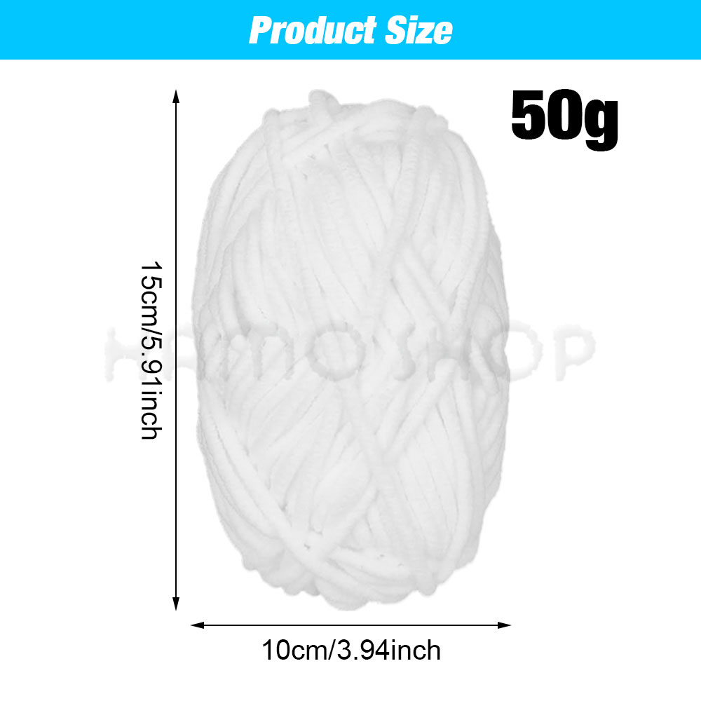 50g/Ball Ice Stripe Line Yarn  - огляд і ціна Wool Blanket Herringbone