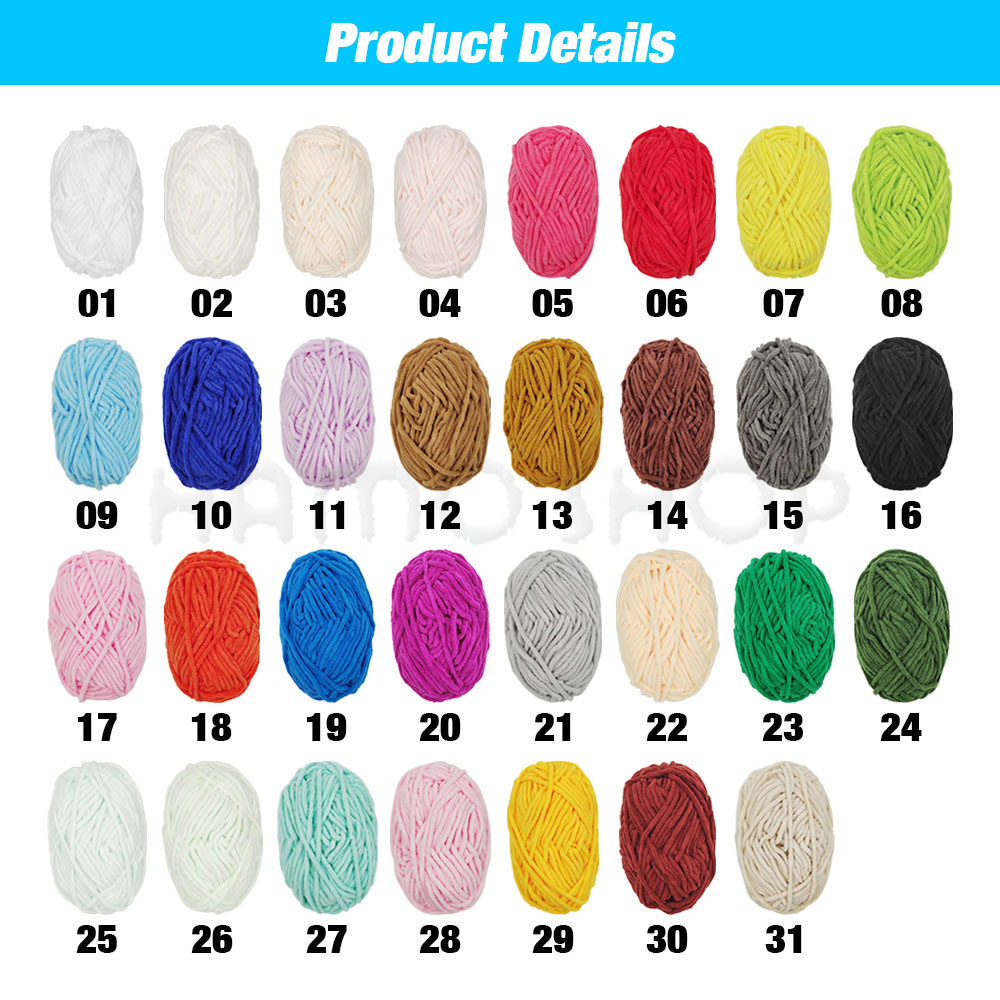 50g/Ball Ice Stripe Line Yarn  - огляд і ціна Wool Blanket Herringbone