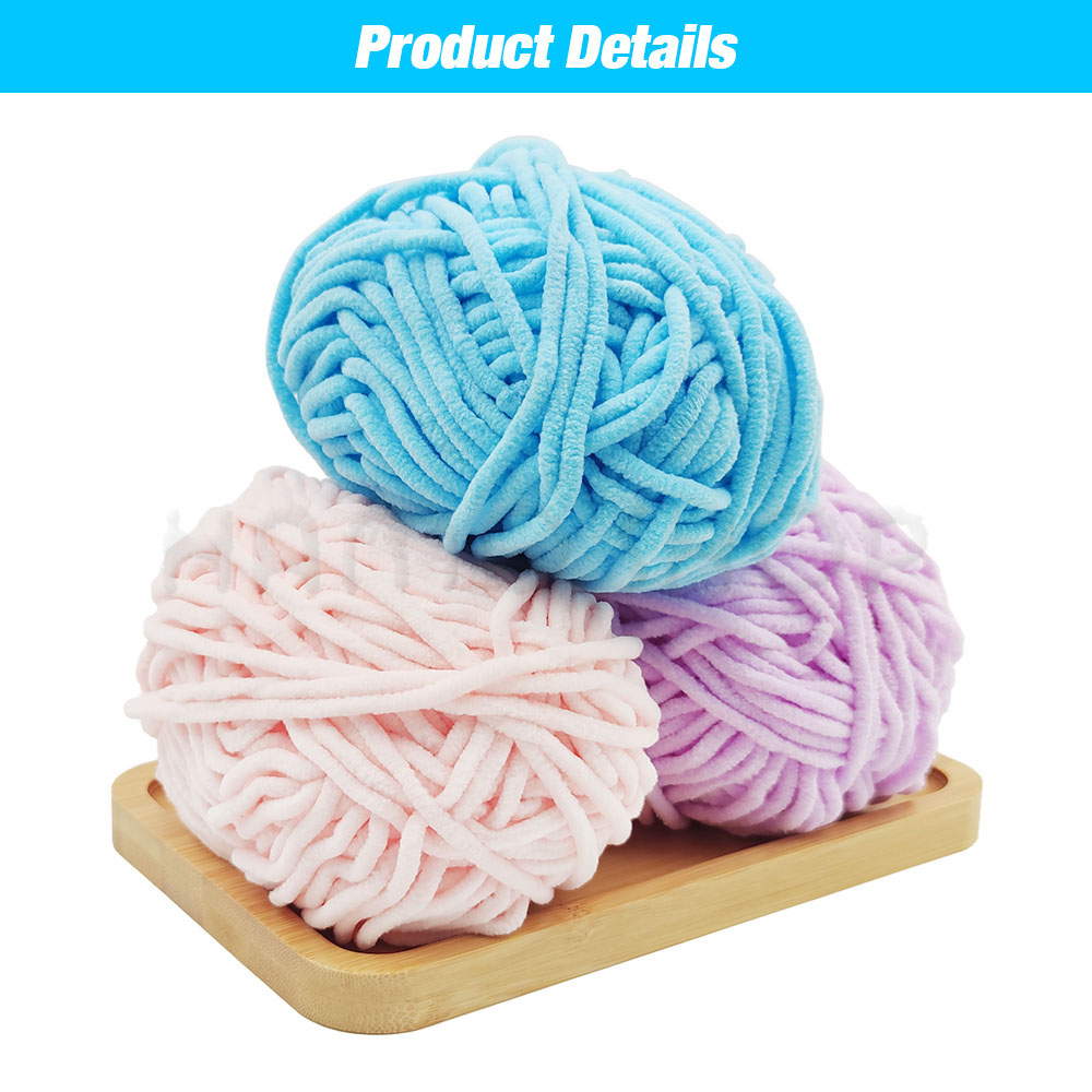 50g/Ball Ice Stripe Line Yarn  - огляд і ціна Wool Blanket Herringbone