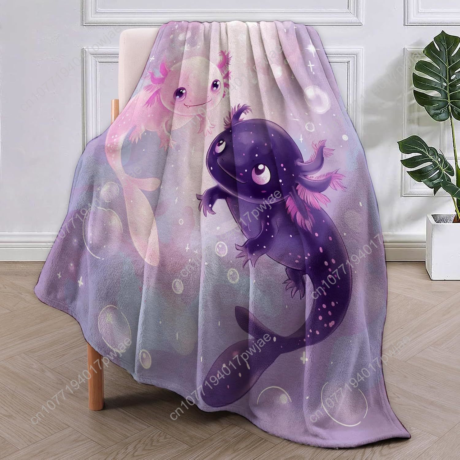 Axolotl Blanket Cute Axolotls  - огляд і ціна Home Textiles & Furnishings