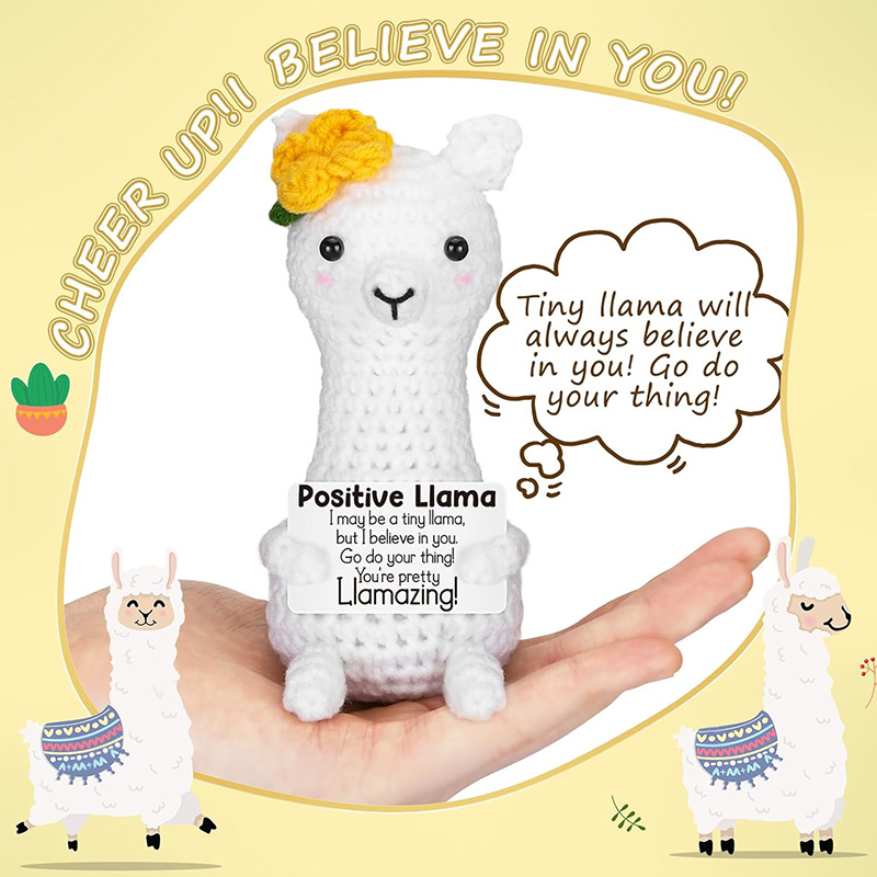 Funny Handmade Crochet Llama P - огляд і ціна Home Textiles Europe