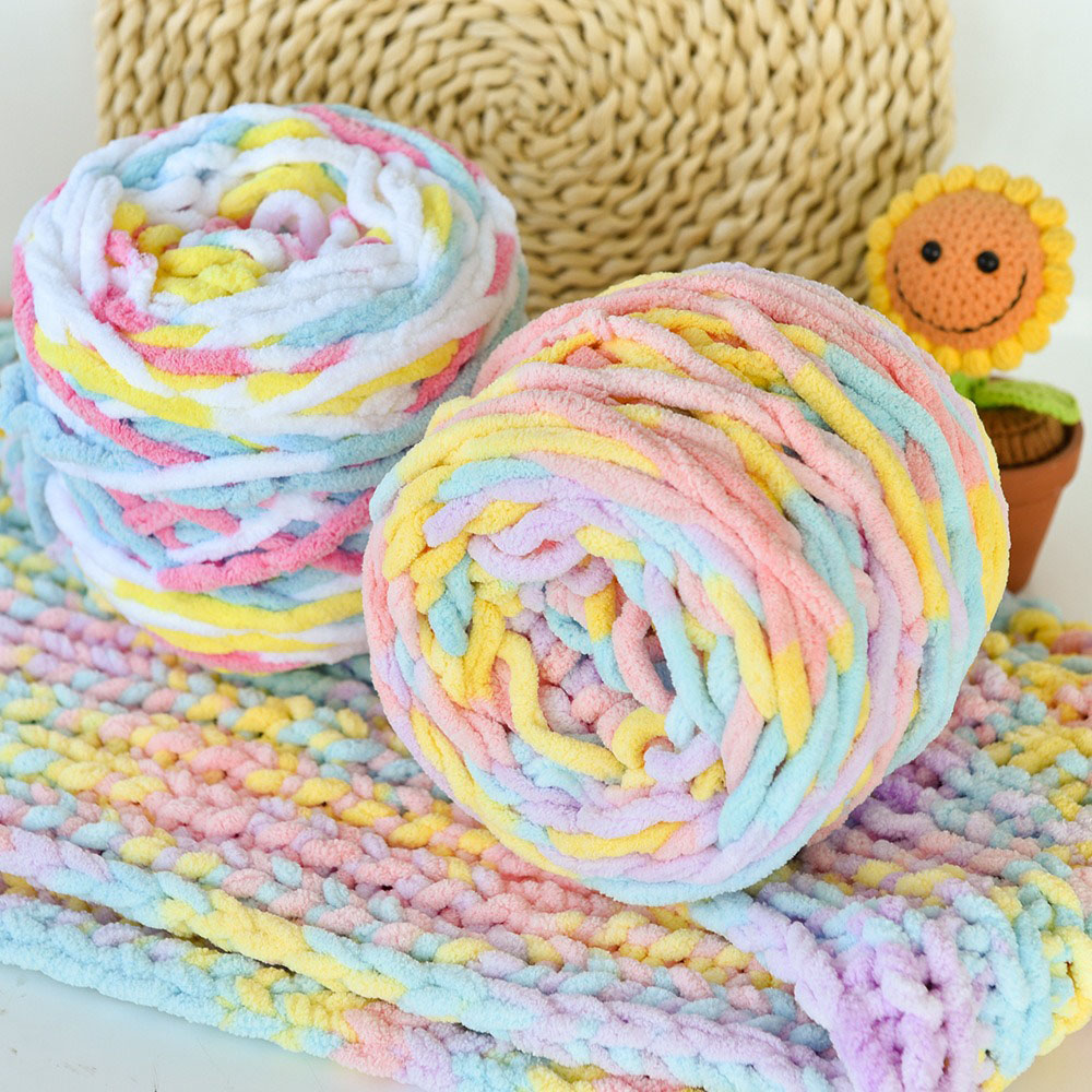 100g/Ball Blended Colorful Dye - огляд і ціна Wool Blanket Herringbone