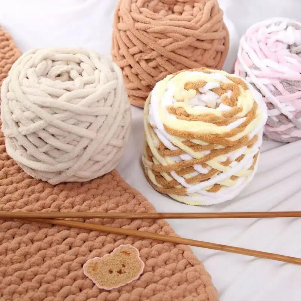 1PCS 100g Chenille Knitting Ya - огляд і ціна Wool Blanket Herringbone