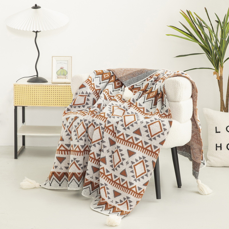 Bohemian Style Printed Knitted - огляд і ціна Home Textiles Europe