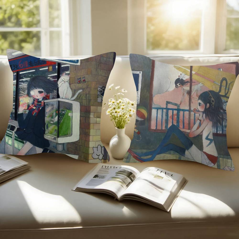 Art Aya Takano Girl  Pillow An - огляд і ціна Aya Home Textiles