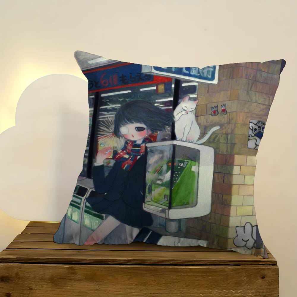 Art Aya Takano Girl  Pillow An - огляд і ціна Aya Home Textiles