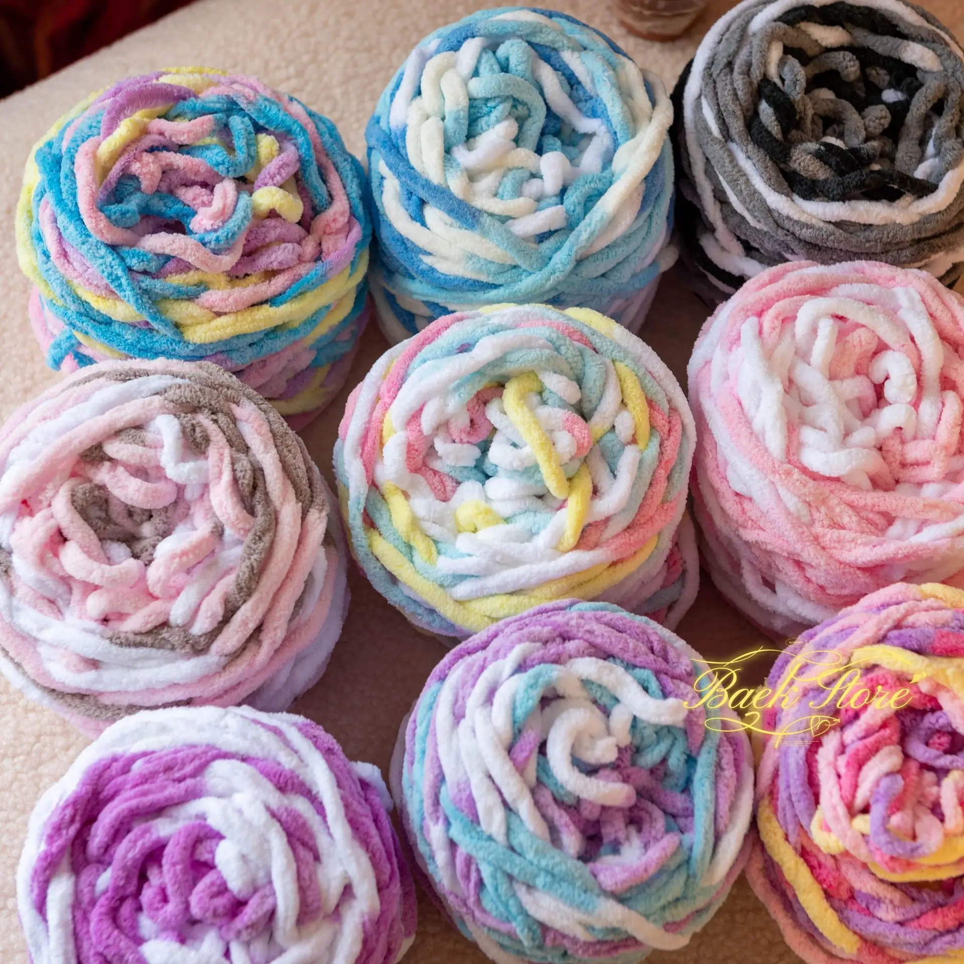 100g/Ball Blended Colorful Dye - огляд і ціна Wool Blanket Herringbone