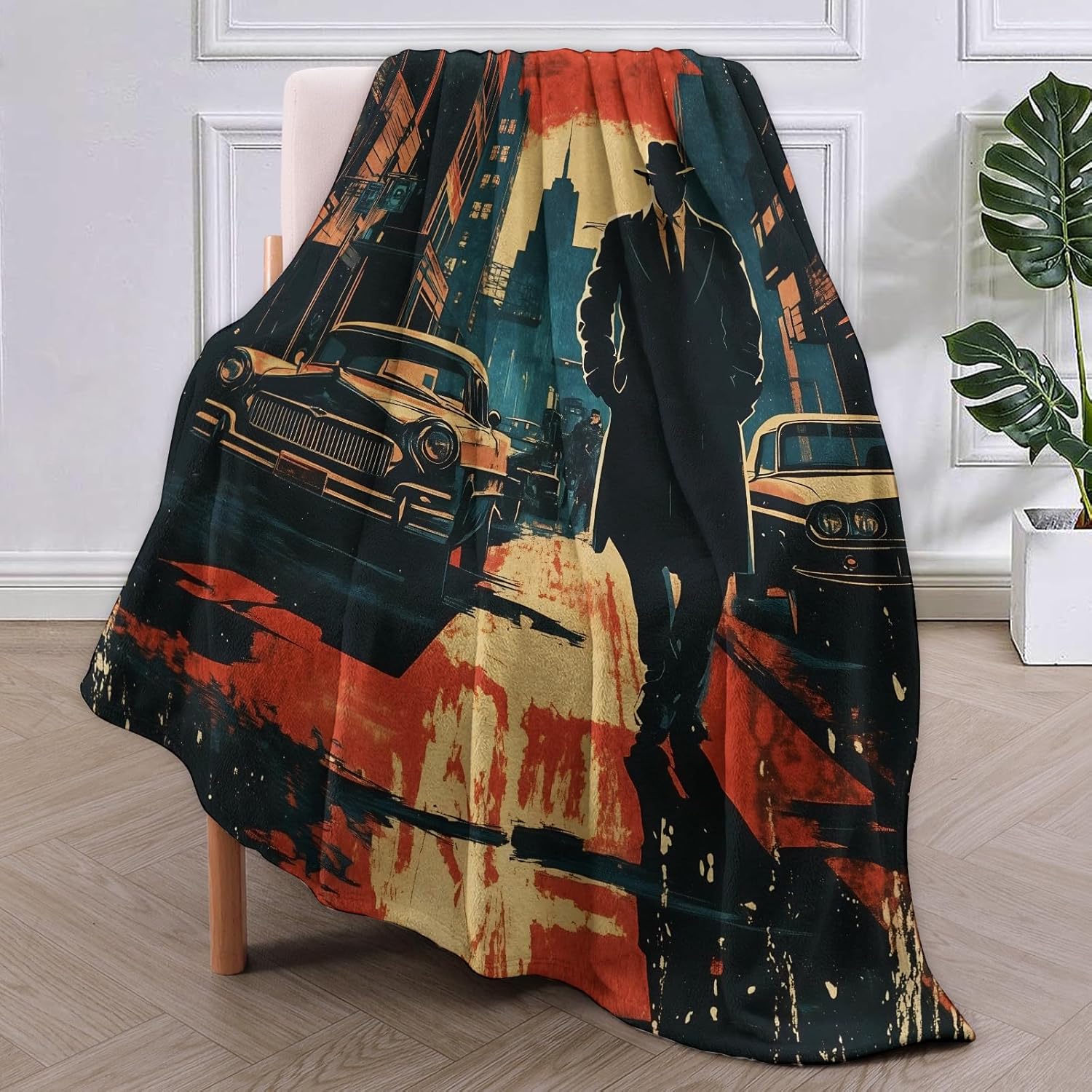 Noir Detective Blanket Gifts f - огляд і ціна Home Textiles & Furnishings
