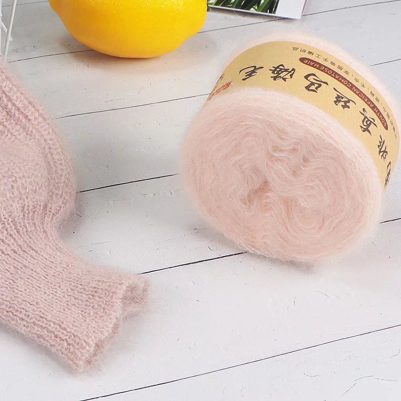 1Pc 50g Mohair Yarn for knitti - огляд і ціна Wool Blanket Herringbone