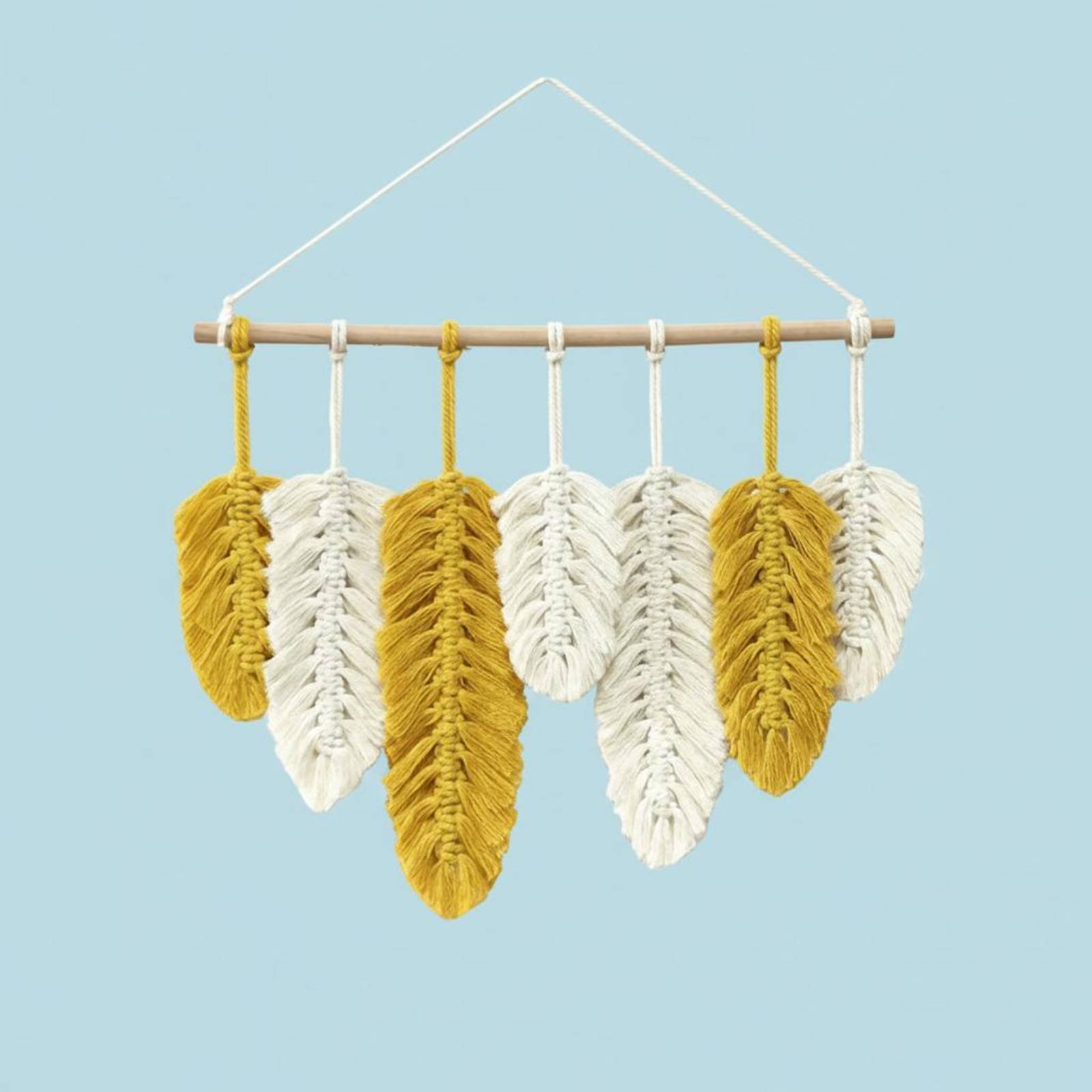 Macrame Feather Wall Hanging H - огляд і ціна Home Textiles & Furnishings